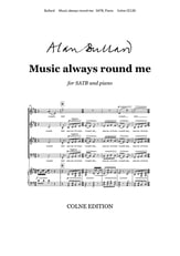 Music always round me SSAATTBB choral sheet music cover